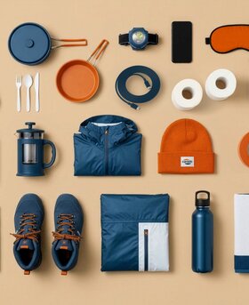 Carado Camping -Equipment von oben
