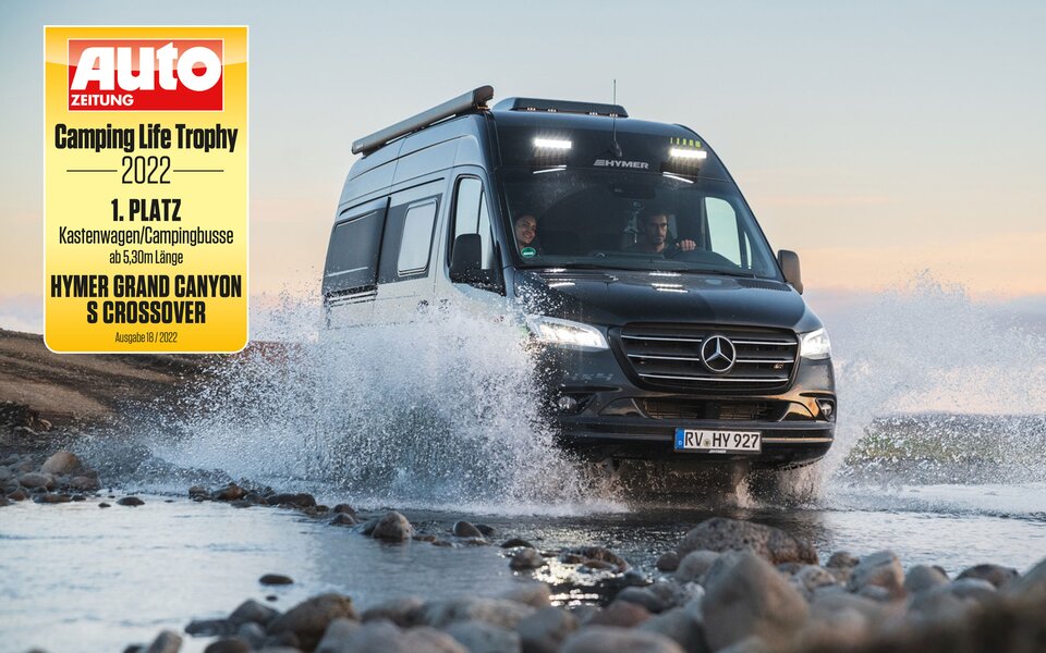Pressebild | Camping Life Trophy: Dreimal Gold für Hymer_Kastenwagen/Campingbusse