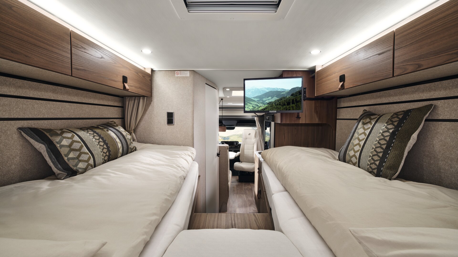 With even more space, switching off and relaxing is easier than ever in the new sleeping area.
